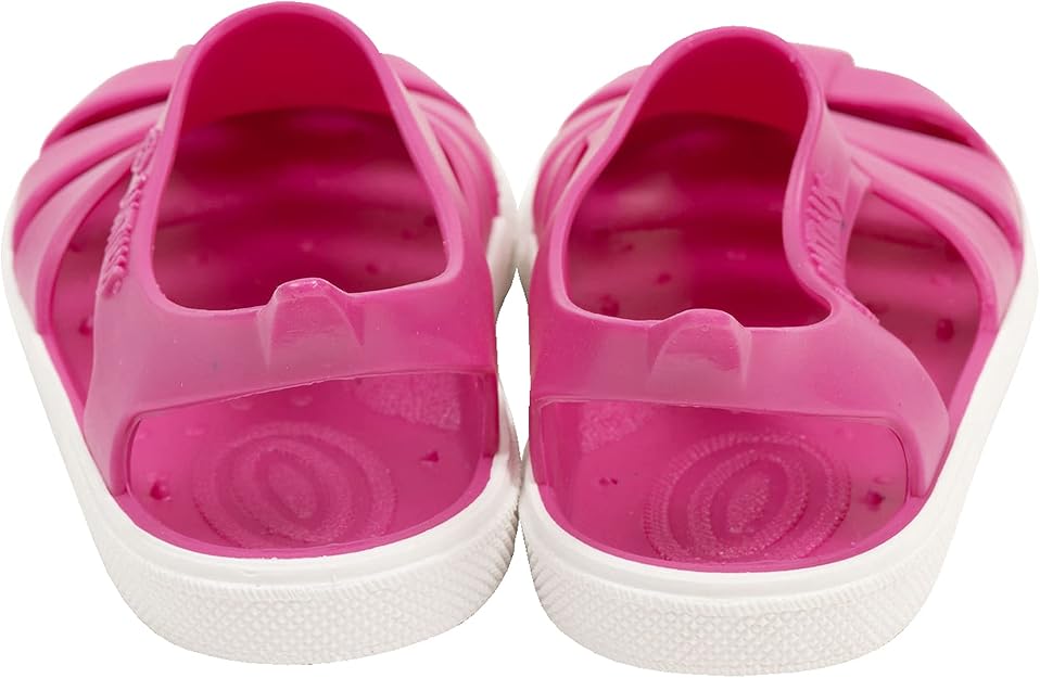 Boatilus Sandali in gomma (PVC riciclato) per Bioty Fuxia/ White – Estivi, Leggeri, Sostenibili